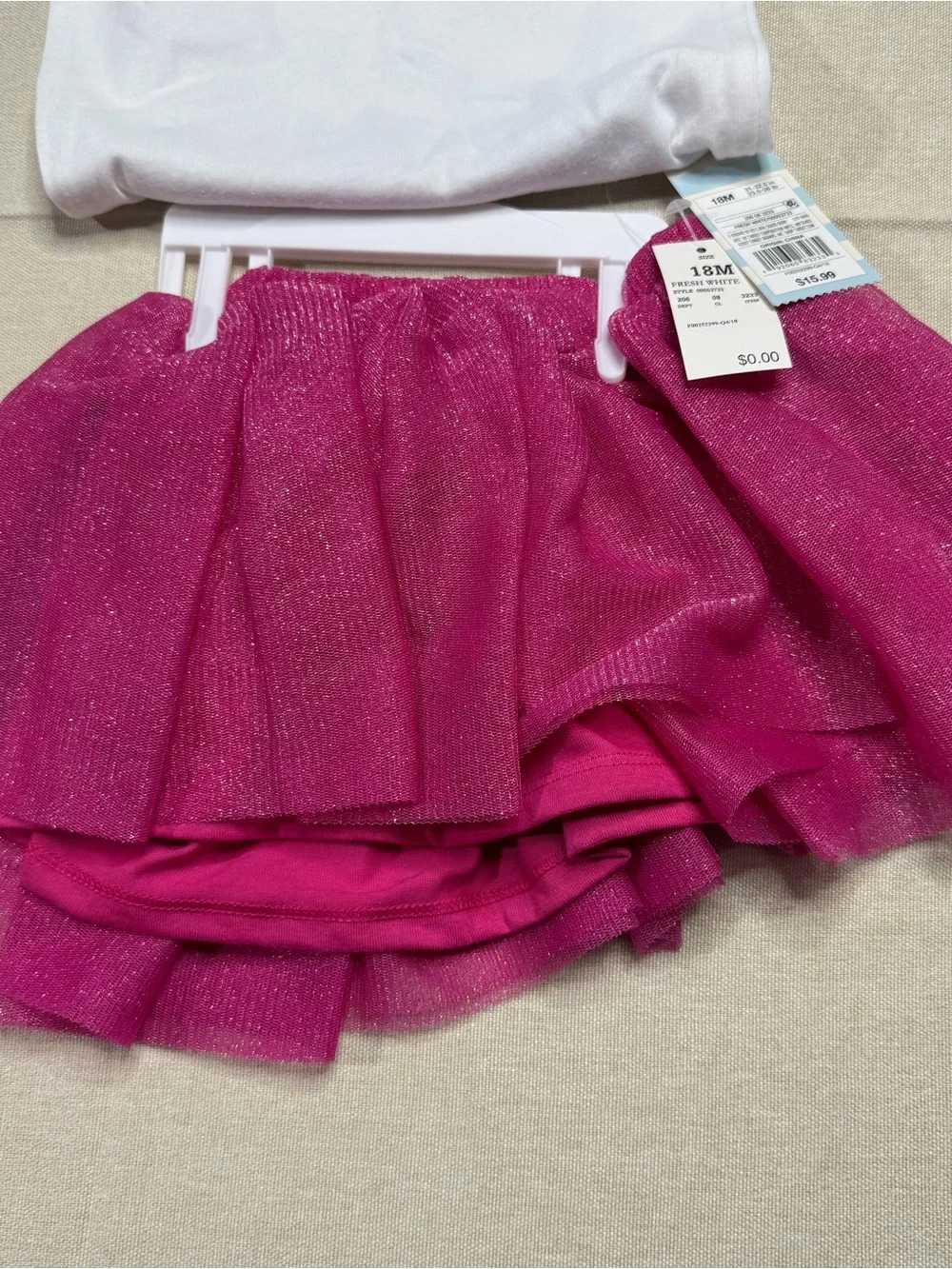 Girls 18-24 month Clothing Bundle Lot Carter’s Cat & Jack OshKosh NWT 8 Pc